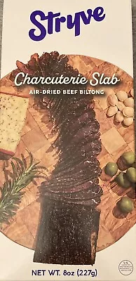 3x Stryve Charcuterie SIab (8oz) Air-Dried Beef Original Biltong Exp 9-20-2024 • $70