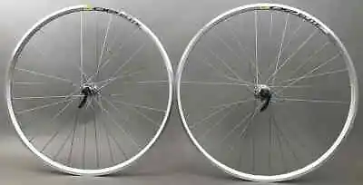 Mavic CXP Elite 700c Rims Silver Road Bike Wheelset Shimano RS400 Hubs Rim Brake • $239