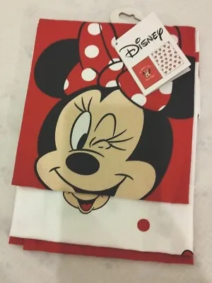 £5.99 • Buy Disney Minnie Mouse Kitchen Tea Towel Pack Of 2 Red & White Gift Set 