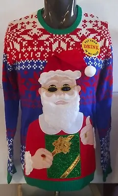 $20 • Buy Christmas Holiday Sweater, Men's M (38-40) Size, Put Your Drink In My Pouch