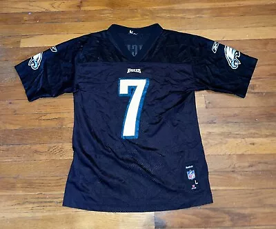 Philadelphia Eagles Michael Vick #7 Reebok Black Jersey NFL Team Apparel Youth L • $20