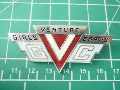 Girls Venture Corps  Gvc  Side Cap Badge • £18.99