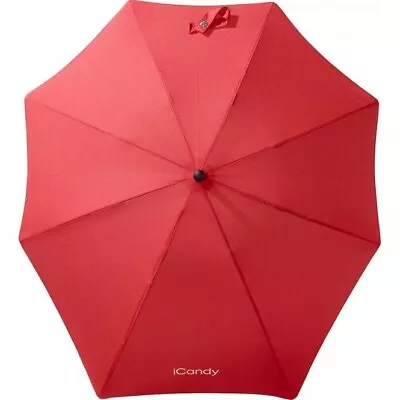 Genuine ICandy Universal Parasol Red With Peach Clamp • £24.99