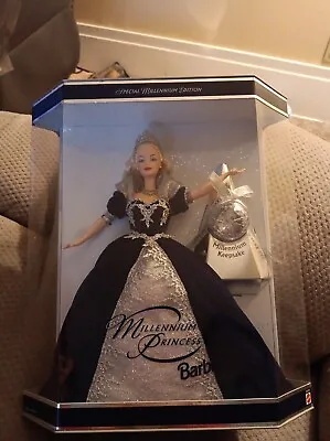 Sealed! 2000 Mattel Millennium Princess Barbie Doll With Keepsake Ornament • $35