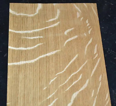 Tiger Oak Wood Veneer Sheet 5 X 20 Inches 1/42nd Thick                 M4668-29 • $11.99