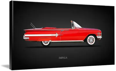 Canvas Art - Impala Minimal Modern Classic Car Art 3 Sizes • $135.99