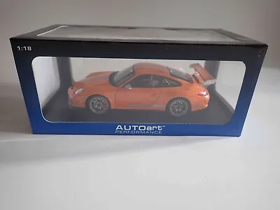 1/18 奥图亚 AUTOart PORSCHE 911 997 GT3 RS 4.0 Alloy Car Models 78148 • $170