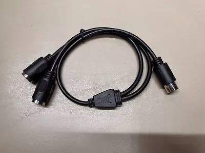 8 PIN DIN 262 Degree Y Adapter Splitter Cable NSX Kenwood Male To Two Female • $30