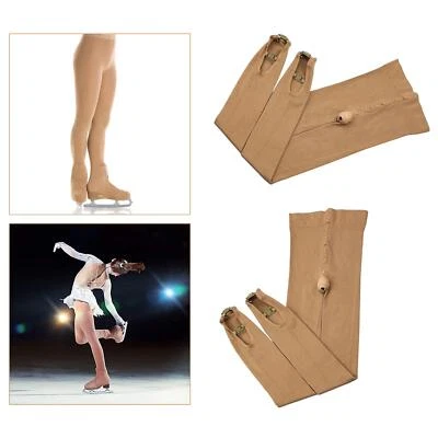 £23.65 • Buy Thermal Ice Skating Tights Figure Leggings Stocking Buckled Bottom Training