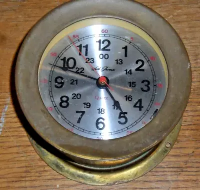 Seth Thomas Brass Ship Clock • $30