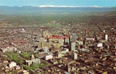 $14.99 • Buy AIR VIEW OF DOWNTOWN DENVER, CO Metropolis Of The Rockies