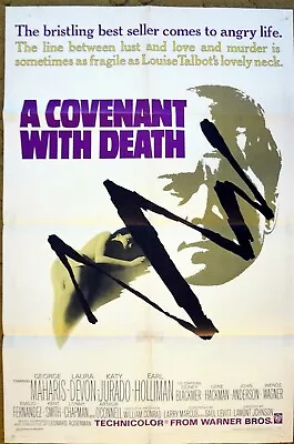  A Covenant With Death  Never Talk To Big 27x41  - 1967 Movie Poster • £7.55