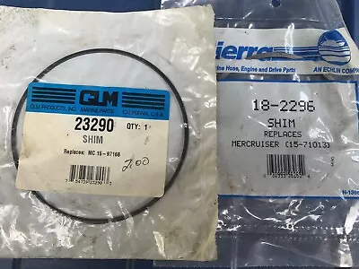 Mercruiser Shim Kit Sierra 18-2296 & GLM 23290 Marine Engine Parts Lot Of 2 • $12.99
