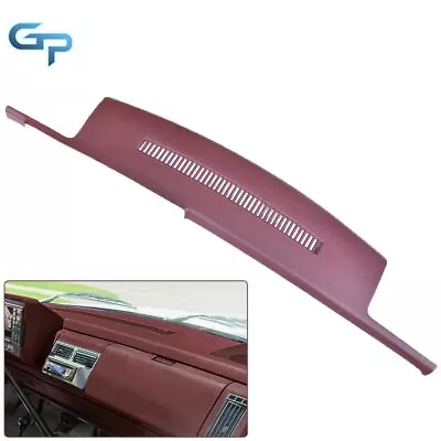 For 1988 1989 - 1993 1994 Chevy GMC C1500 K1500 Molded Dash Cover W/Grille Red • $41.39