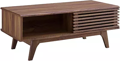 Render Mid-Century Modern Coffee Table In Walnut 43 In X 21.5 In X 17 • $259.99