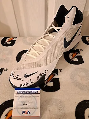 Brian Scalabrine Signed Nike Air Max Audacity Shoe White Mamba Celtics Psa Dna • $399.97