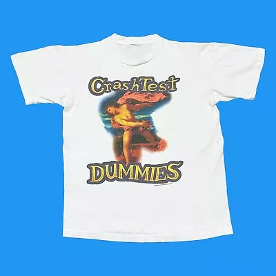 Vintage Crash Test Dummies Shirt 1993 Tour Single Stitch Band Tee Radiohead • $70