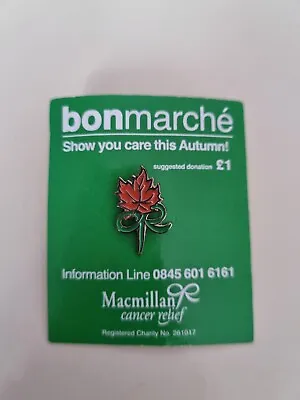 Macmillan Cancer Research Charity Pin Badge • £1