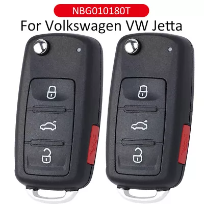 $26.15 • Buy 2x Smart Remote Key Fob Fits 2011-2016 Volkswagen CC Eos Golf NBG010180T 315MHz 