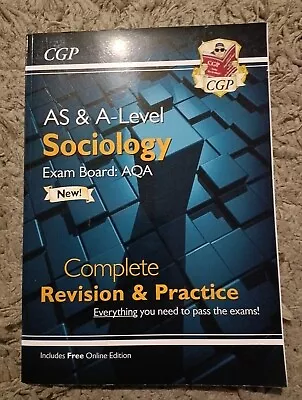 New AS And A-Level Sociology: AQA Complete Revision & Practice By CGP Books 2020 • £6.95