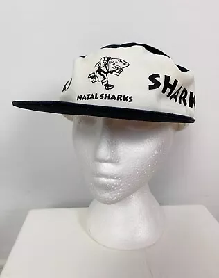 £101.49 • Buy Vintage Natal Sharks Mens South Africa Rugby Union Currie Cup Stretchfit Cap Hat