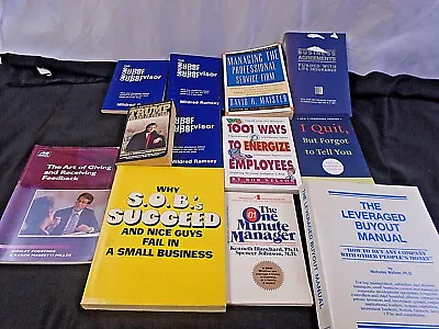 Paperback Business Management Books Guides • $2.95