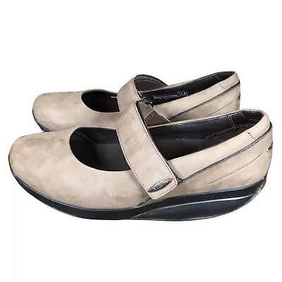 MBT Womens 8-8.5 Kesho Mary Jane Walking Toning Shoes Brown Fitness 400282-83 • $31.99