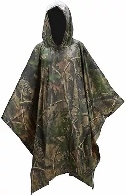  Leaf Camouflage Jungle Hunting  Woodland Outdoor Suit Poncho • £12