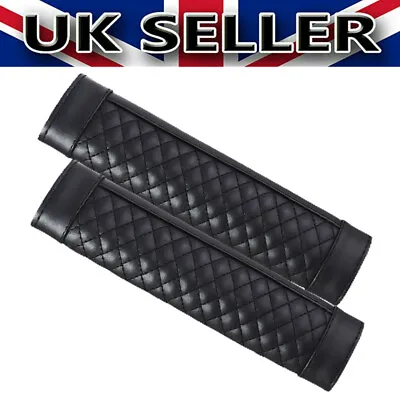 £7.49 • Buy 2PCS Leather Car Seat Belt Cover Safety Cushion Harness Strap Shoulder Pad
