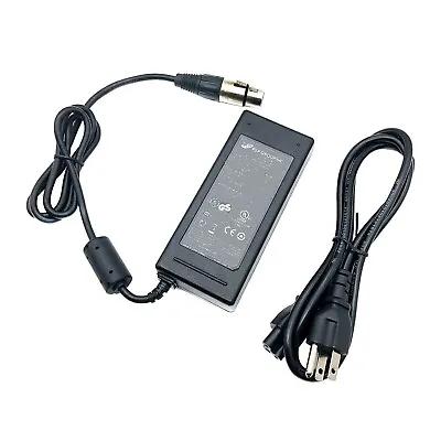 Authentic FSP FSP084-DMBA1 AC/DC Adapter 12V 7A 84W XLR 4Pin Female W/Power Cord • $38.30