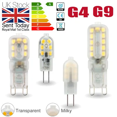 £3.06 • Buy 2-10Pcs G9 G4 2W 8W 5W 2835 SMD Led Capsule Bulb Replace Halogen Light Bulb Lamp