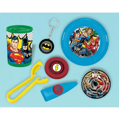 $28.49 • Buy Justice League Party Supplies Heroes Unite Mega Mix Favours Value 48 Piece Pack
