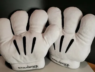 Disneyland/Walt Disney World 11  Mickey/Minnie Plush Gloves  • $16.99