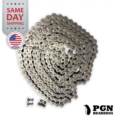 420 X 10 Feet Motorcycle Chain For 110cc SSR 125CC Dirt Pit Bike Roller Chain • $20.45