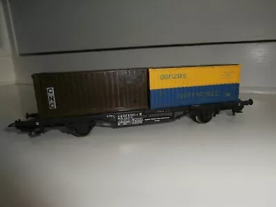 Lima 302852 2 Axle Container Wagon   Cnc & Danzas  • £8