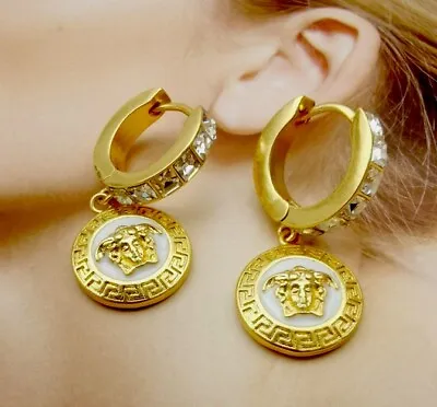 Versace Earring Gold Plated • $55