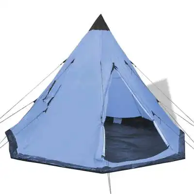 VidaXL 4-person Tent Camping Hiking Beach Blue • $137.66