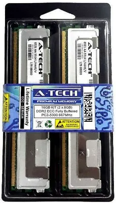 $39.99 • Buy 16GB 2 X 8GB ECC FULLY BUFFERED PC2-5300 DIMM DDR2 667 MHz FB Server Memory RAM