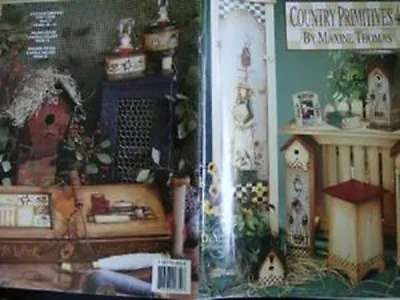 Country Primitives Painting Book #4 Birdhouses Teddy Bears US Patriotic • $8.21