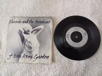 Plays Ex/vg  Siouxsie And The Banshees 7  Hong Kong Garden 1978 Polydor 2059052 • £10.75