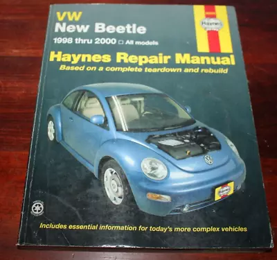 Haynes Repair Manual 96009 VW Volkswagen New Beetle 1998-2000 All Models Used • $9.99