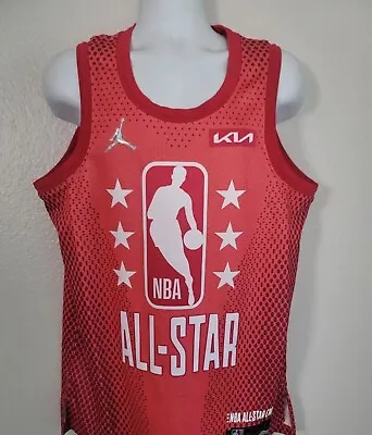 Nike NBA Jordan KIA All Star Jersey 75th Anniversary Red Swingman - Medium / 44 • $49.95