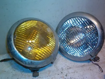 PAIR  S & M Lamp Co. No.670 DRIVING FOG LAMPS • $24.99