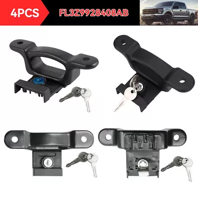 Truck Bed Box Link Tie Down Anchor Cleats W/Key For Ford 2015-20 F150 F250 F350 • $32.39