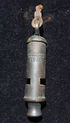 £12 • Buy Ww1 1918 Vintage J.hudson & Co Birmingham Marked Trench Whistle