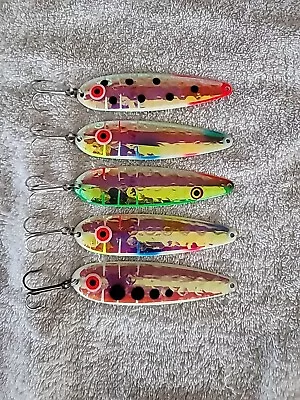 Moonshine Glow Assortment Lot Of 5 Magnum Lures Glow Envelope 9 • $29