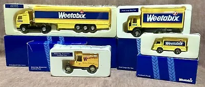 £29.95 • Buy WEETABIX Boxed Special Edition Van Lorry Vehicles 4pc Collection 1999 Set Corgi