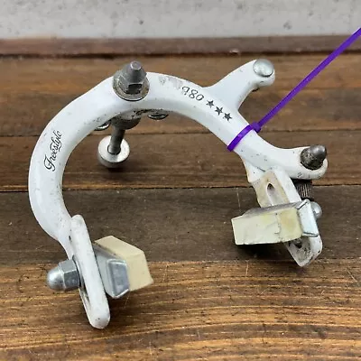 Old School BMX Freestyle 980 Front Brake Caliper White Star OG 1980s Mongoose A2 • $99.99