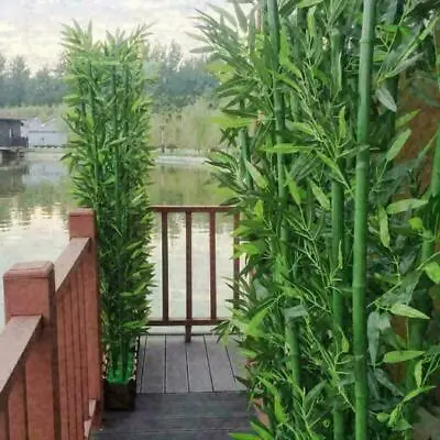 $11.87 • Buy 20Pcs Home Decoration Artificial Bamboo Leaf Tree Green Plant Beautiful Gifts US