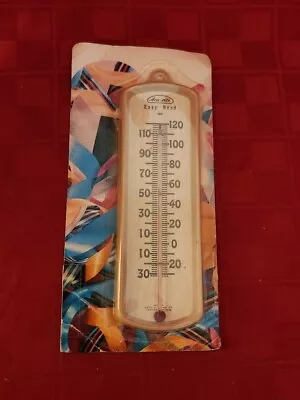 Vintage NOS Acu-ite Easy Read Plastic Wall Thermometer • $5.29